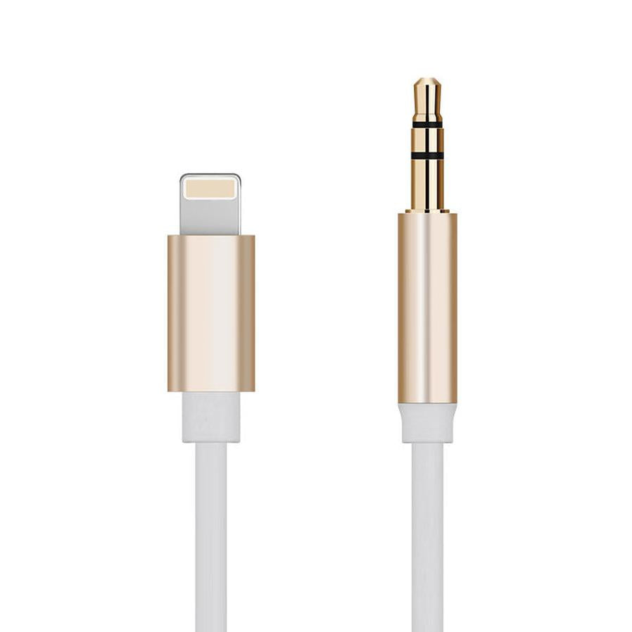 JMT-513354 Apple-Compatible Lightning to 3.5mm AUX Audio Cable for iPhone 7 and Vehicles