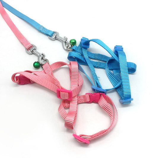 JMT-513354 Rabbit Walking Rope in Multiple Variants - Normal, Enhanced & Double-Layered Options in Pink and Light Blue