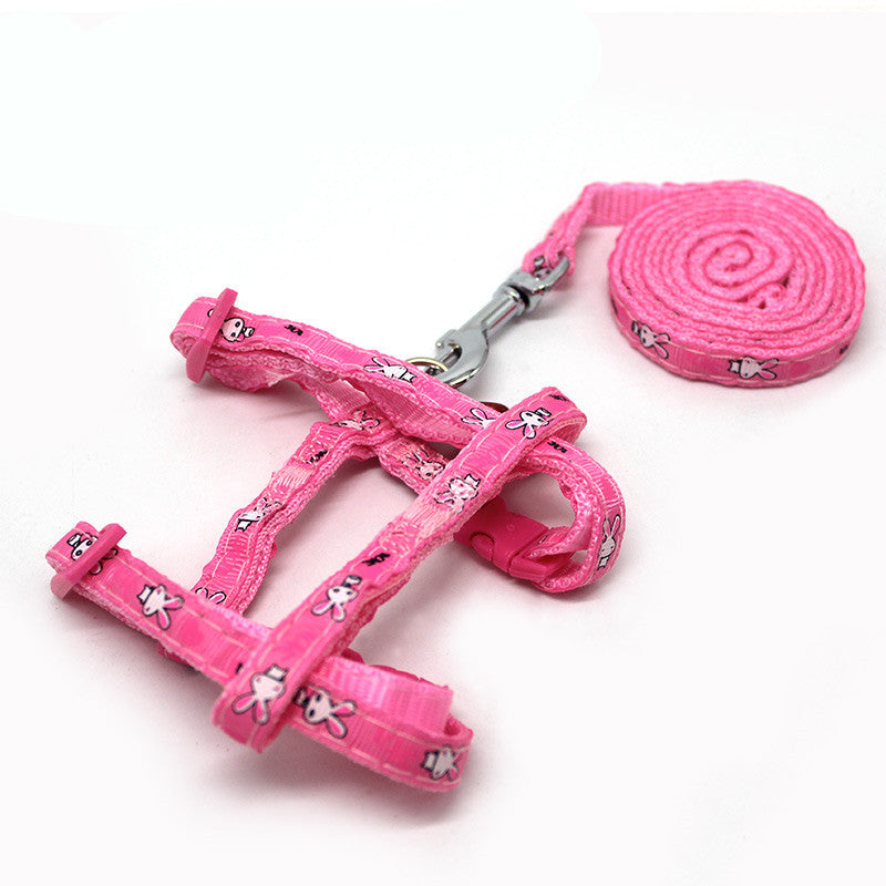 JMT-513354 Rabbit Walking Rope in Multiple Variants - Normal, Enhanced & Double-Layered Options in Pink and Light Blue