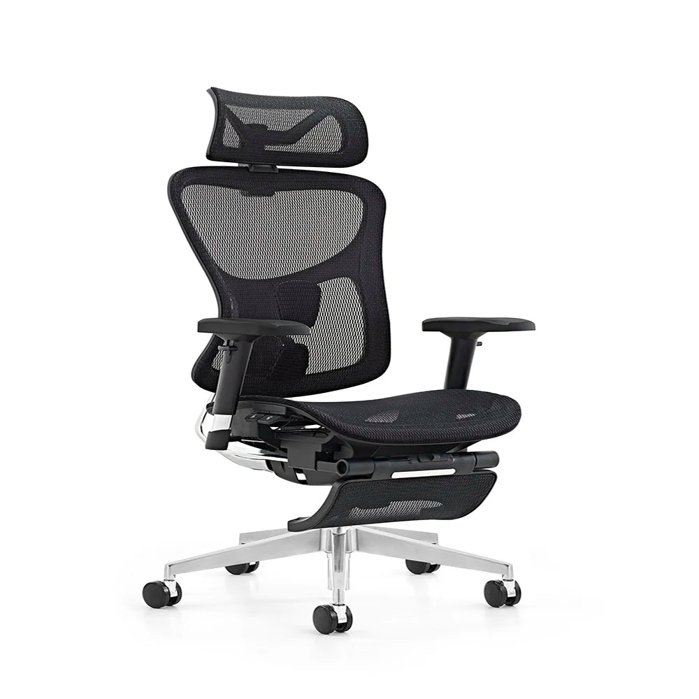 JMT-513610 Ergonomic Mesh Fabric Office Chair with PU Swivel Base for Modern Workspaces