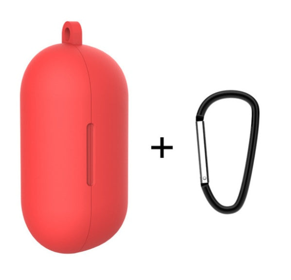 JMT-513674 Silicone Protective Cover for Haylou GT1/GT1 Plus Bluetooth Headset with Anti-Lost Buckle