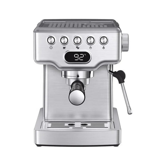 JMT-513994 19 Bar Espresso Machine with Milk Frother and Removable Water Tank for Home Coffee Preparation
