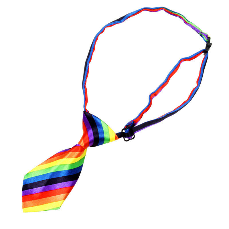 JMT-513994 Nylon Pet Bow Tie - Solid Decor Style, 10.5 x 5 cm, Ideal for Pets and Children