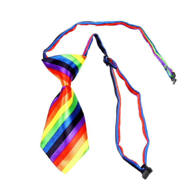 JMT-513994 Nylon Pet Bow Tie - Solid Decor Style, 10.5 x 5 cm, Ideal for Pets and Children