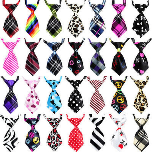 JMT-513994 Nylon Pet Bow Tie - Solid Decor Style, 10.5 x 5 cm, Ideal for Pets and Children