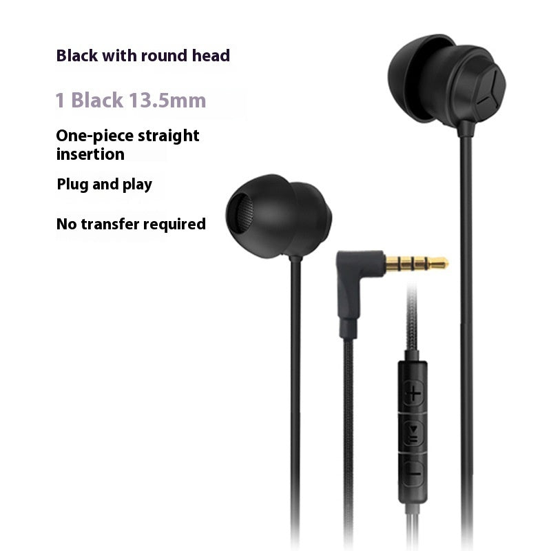 JMT-513994 Wired In-Ear Headphones with Controller, 20-40000 Hz Frequency Range, Silicone Earplugs, 1.2m TPE Cable