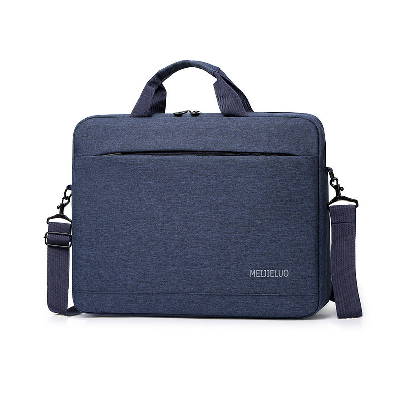 JMT-514506 Blue, Black, Gray, or Red Nylon Shoulder Briefcase for Notebook and Laptop with Multiple Pockets