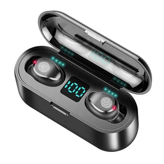 JMT-514506 Wireless Noise Cancelling Earbuds with 2200mAh Battery and IPX7 Water Resistance