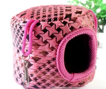 JMT-514634 Cozy Cotton Nest for Small Pets - Round and Square Options Ideal for Hamsters, Squirrels, Chinchillas, and Rabbits