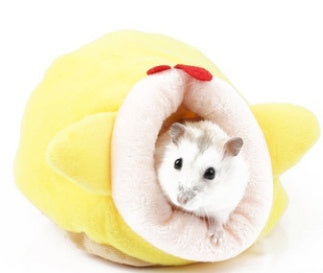 JMT-514634 Cozy Cotton Nest for Small Pets - Round and Square Options Ideal for Hamsters, Squirrels, Chinchillas, and Rabbits