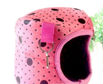 JMT-514634 Cozy Cotton Nest for Small Pets - Round and Square Options Ideal for Hamsters, Squirrels, Chinchillas, and Rabbits