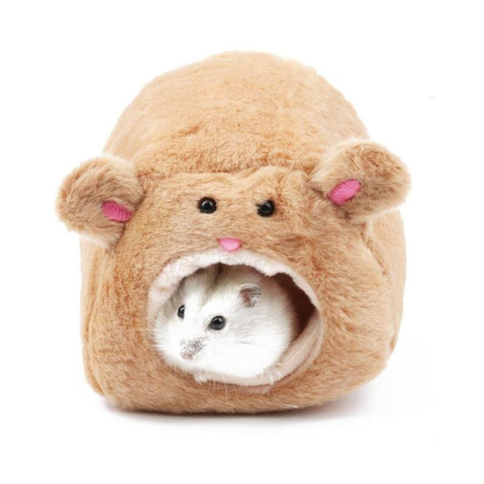 JMT-514634 Cozy Cotton Nest for Small Pets - Round and Square Options Ideal for Hamsters, Squirrels, Chinchillas, and Rabbits