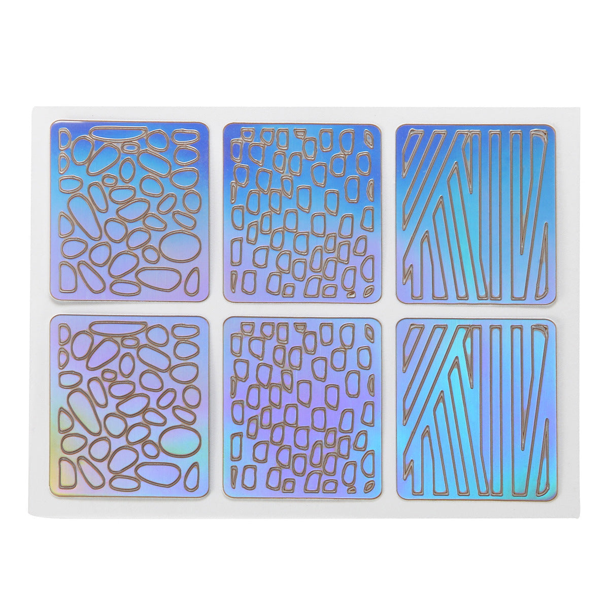 JMT-514634 Hollow Nail Art Printing Stickers for Creative Designs