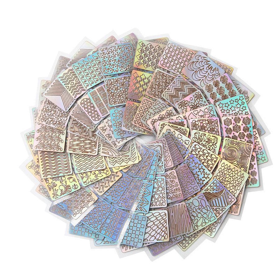 JMT-514634 Hollow Nail Art Printing Stickers for Creative Designs