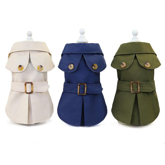 JMT-514954 Trendy Three-Color Windbreaker for Small Dogs - Perfect for Autumn and Winter