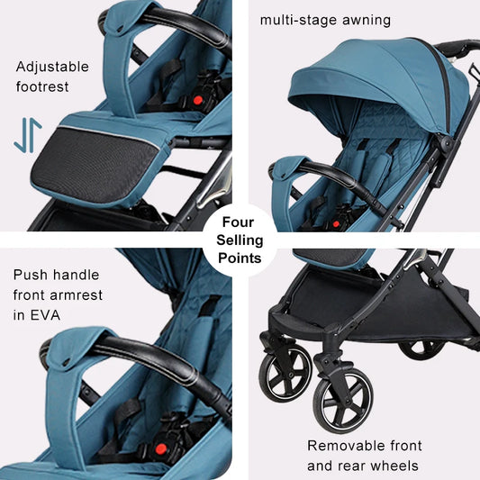 JMT-515466 Foldable Baby Stroller Wagon for City Use - Compact and Versatile Baby Jogger