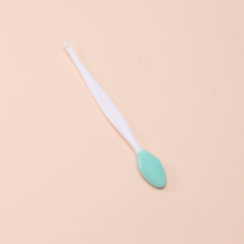 JMT-515722 Dual-Sided Silicone Lip and Nose Exfoliating Brush for Gentle Cleansing and Dead Skin Removal