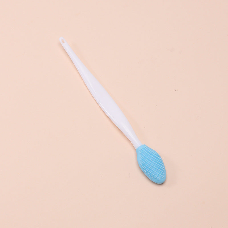 JMT-515722 Dual-Sided Silicone Lip and Nose Exfoliating Brush for Gentle Cleansing and Dead Skin Removal