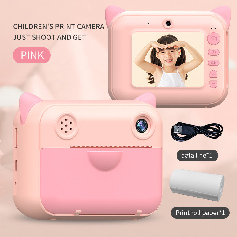 JMT-515850 Kids Digital Camera for Photos and Videos, LCD Screen, Rechargeable, Available in Blue and Pink Options