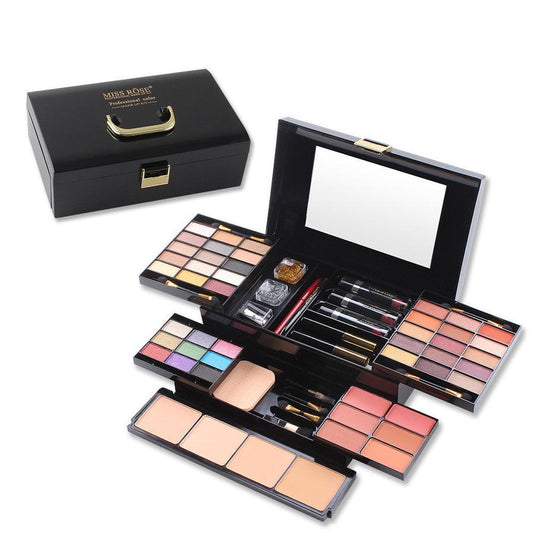 JMT-515914 Multicolor Makeup Artist Cosmetic Box with Over Eight Eyeshadow Colors - Model 7007-006Y/N
