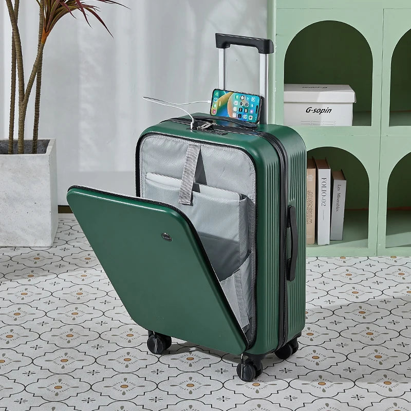JMT-516362 Travel Suitcase with Laptop Compartment – 20 Inch and 24 Inch Luggage with Wheels