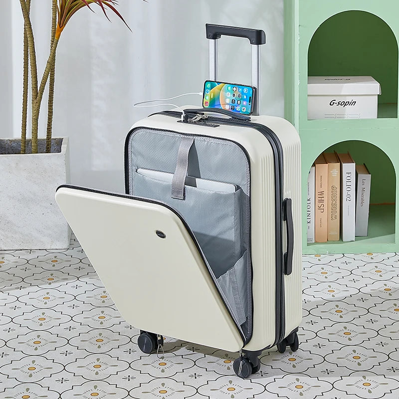 JMT-516362 Travel Suitcase with Laptop Compartment – 20 Inch and 24 Inch Luggage with Wheels