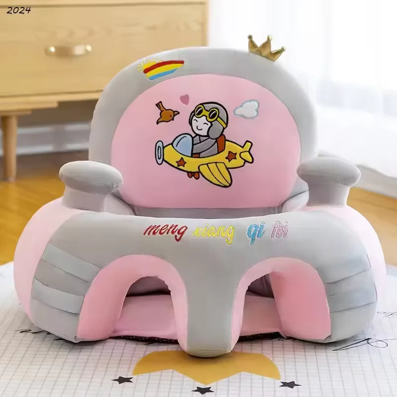 JMT-516426 Plush Animal Shaped Infant Floor Support Seat for Sitting Development and Comfort