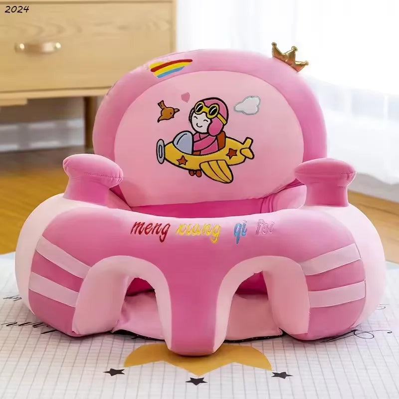 JMT-516426 Plush Animal Shaped Infant Floor Support Seat for Sitting Development and Comfort