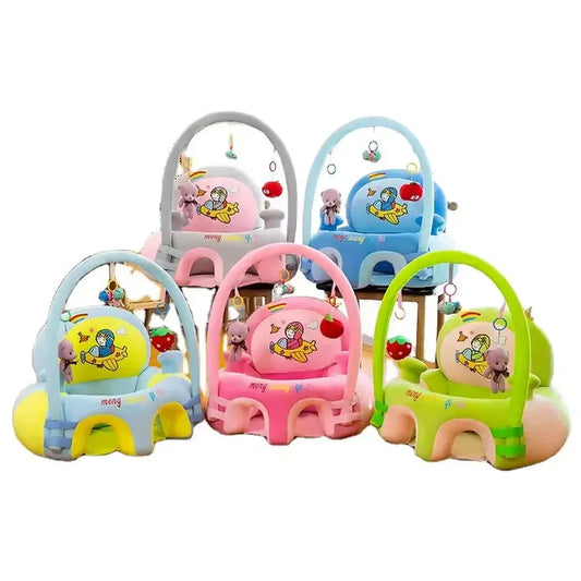 JMT-516426 Plush Animal Shaped Infant Floor Support Seat for Sitting Development and Comfort