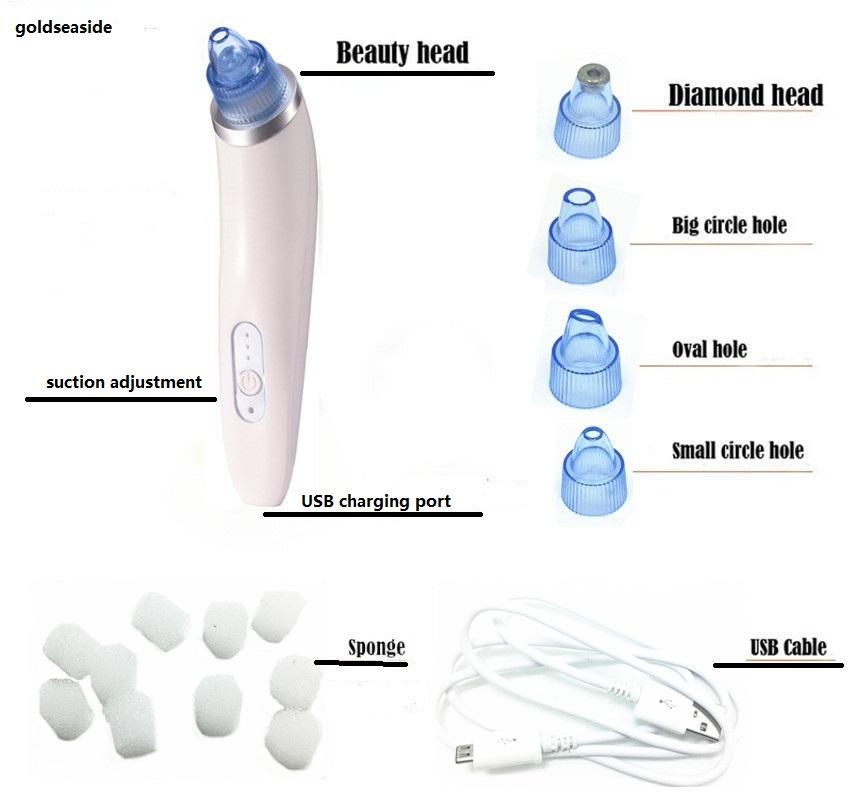 JMT-516618 Blackhead Remover Vacuum Pore Cleanser with Pre-Treatment Instructions - Lightweight and Compact Design