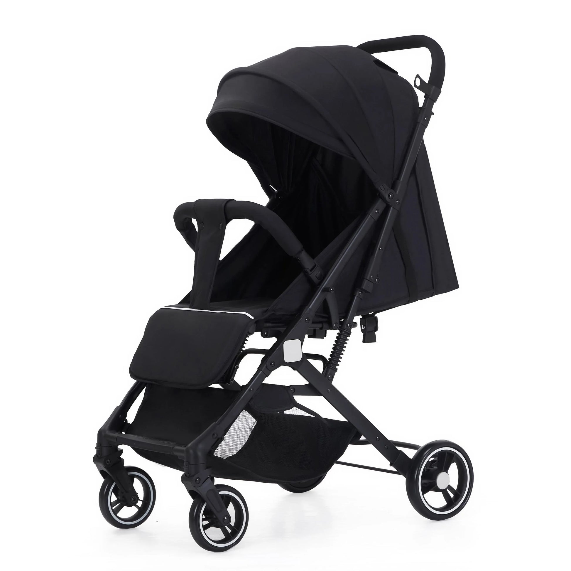 JMT-516618 Lightweight Double Baby Stroller - Portable Easy-Fold Pram with Iron Frame for Travel