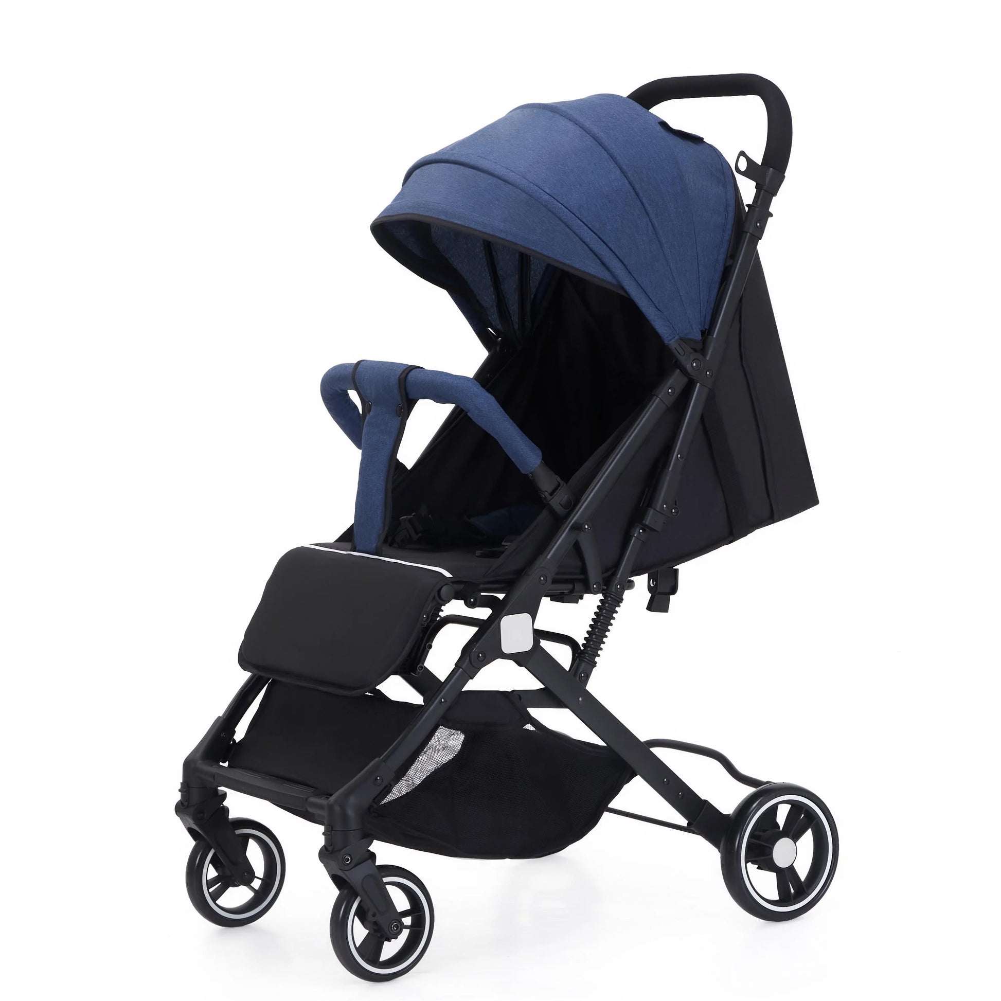 JMT-516618 Lightweight Double Baby Stroller - Portable Easy-Fold Pram with Iron Frame for Travel