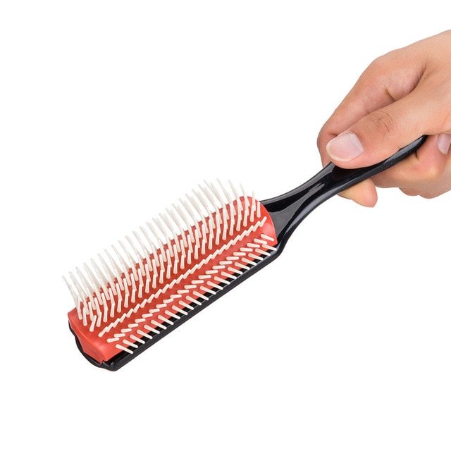 JMT-517002 Anti-Static Massage Comb for Quick Detangling and Curling - 20cm x 4.5cm