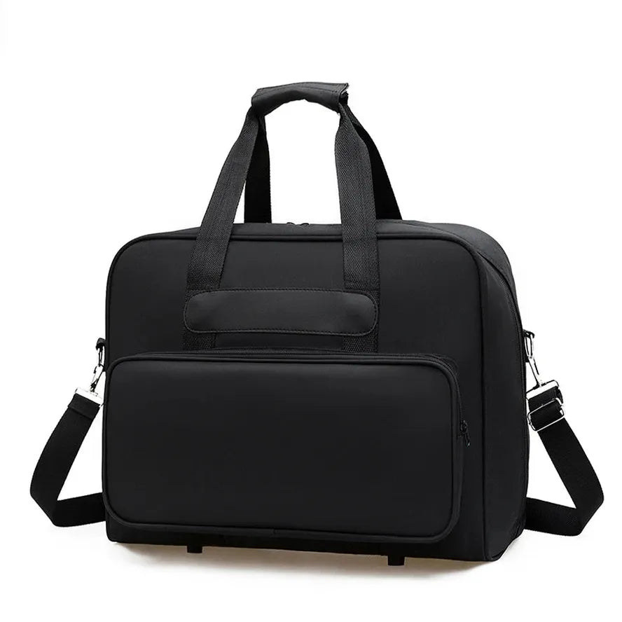 JMT-517130 Waterproof Black Casual Laptop Bag for Men and Women - Versatile Briefcase with Ample Storage