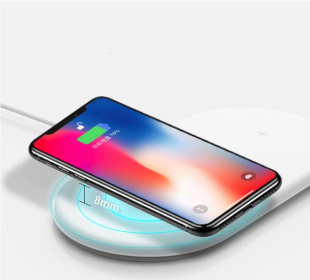 JMT-517322 3-in-1 Wireless Charger with Micro USB Interface - Compatible with Soft Case Batteries