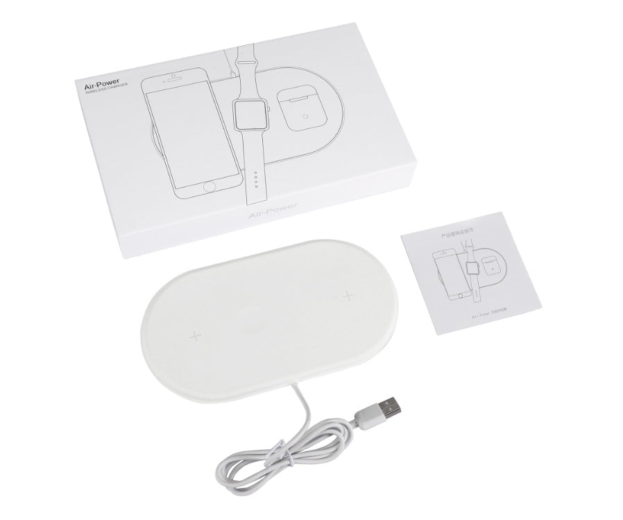 JMT-517322 3-in-1 Wireless Charger with Micro USB Interface - Compatible with Soft Case Batteries