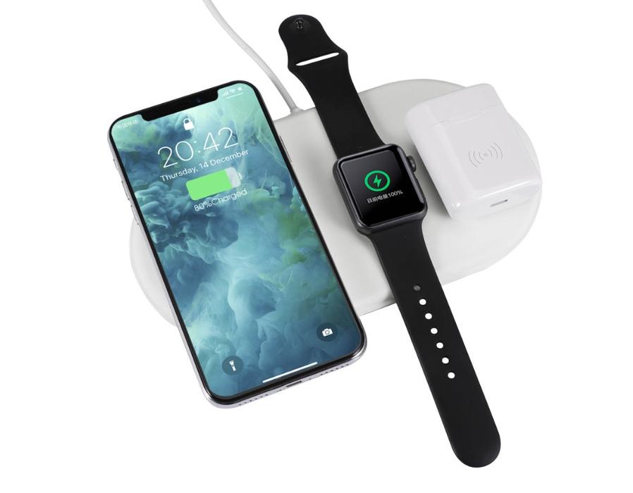 JMT-517322 3-in-1 Wireless Charger with Micro USB Interface - Compatible with Soft Case Batteries