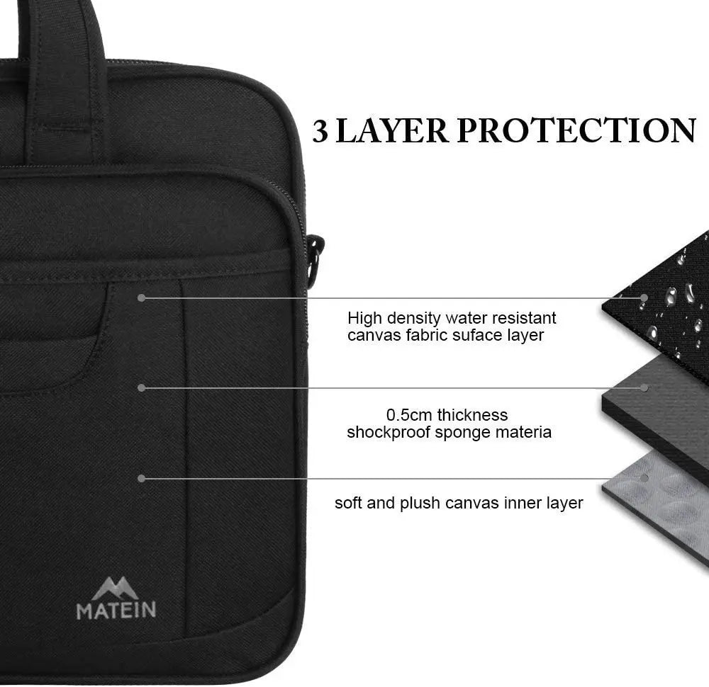 JMT-517450 Blue High-End Man's Briefcase for Laptop and Carry-On Essentials