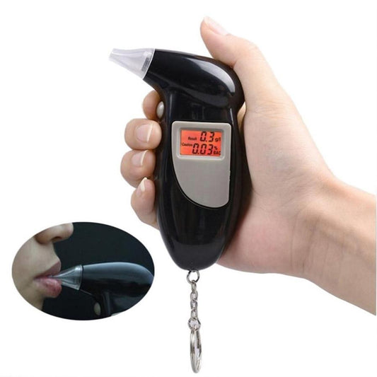 JMT-517450 Digital Breath Alcohol Tester with LCD Display and Keychain Feature