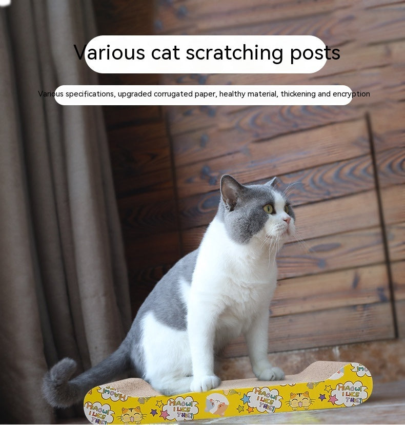 JMT-517642 Corrugated Paper Multi-Shape Scratch Board for Cats