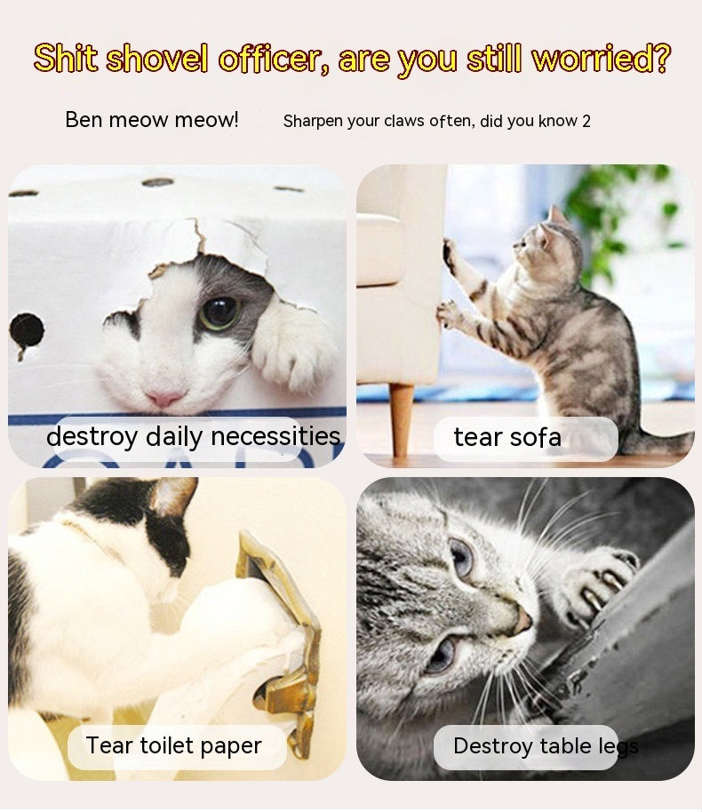 JMT-517642 Corrugated Paper Multi-Shape Scratch Board for Cats