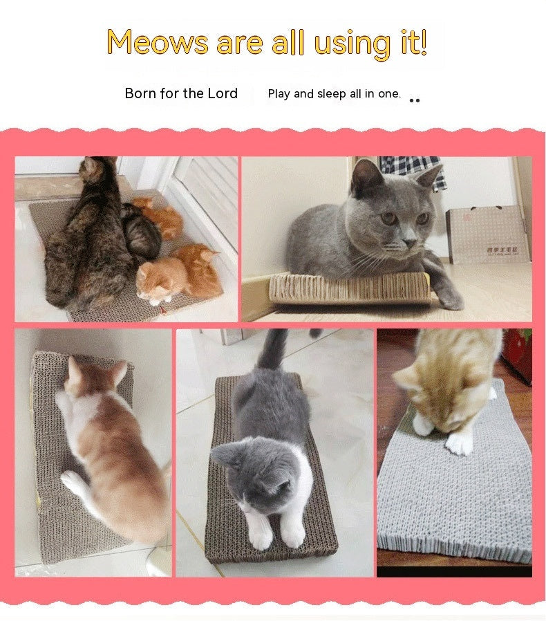 JMT-517642 Corrugated Paper Multi-Shape Scratch Board for Cats