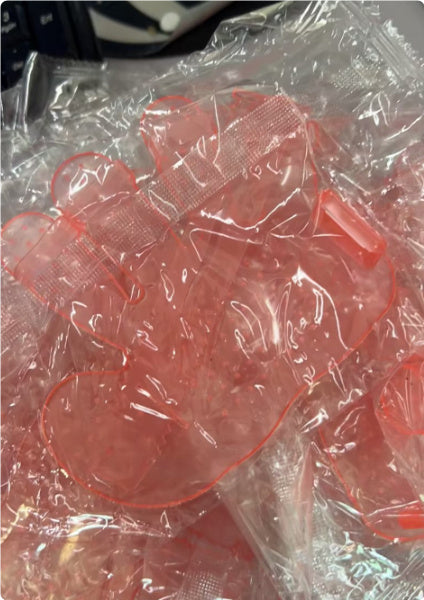 JMT-517706 Adjustable Soft Rubber Pet Grooming Brush for Bath and Massage