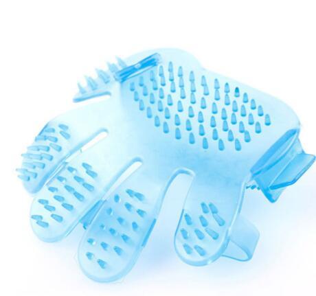 JMT-517706 Adjustable Soft Rubber Pet Grooming Brush for Bath and Massage