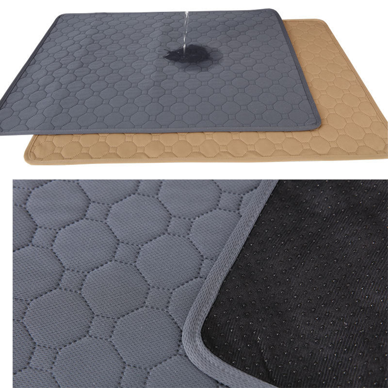 JMT-518090 Absorbent Cloth Diaper Pad for Dogs and Cats in Gray and Khaki - Various Sizes Available