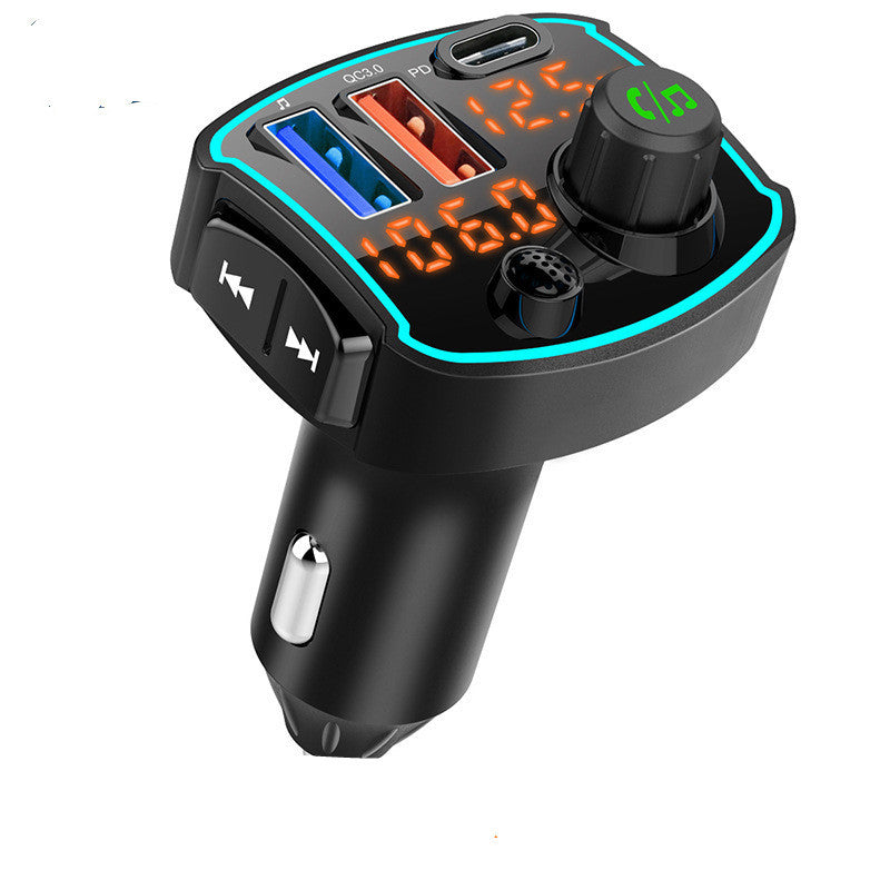 JMT-518602 Fast Charging Dual Screen FM Car MP3 Bluetooth Player with U-disk Audio Support