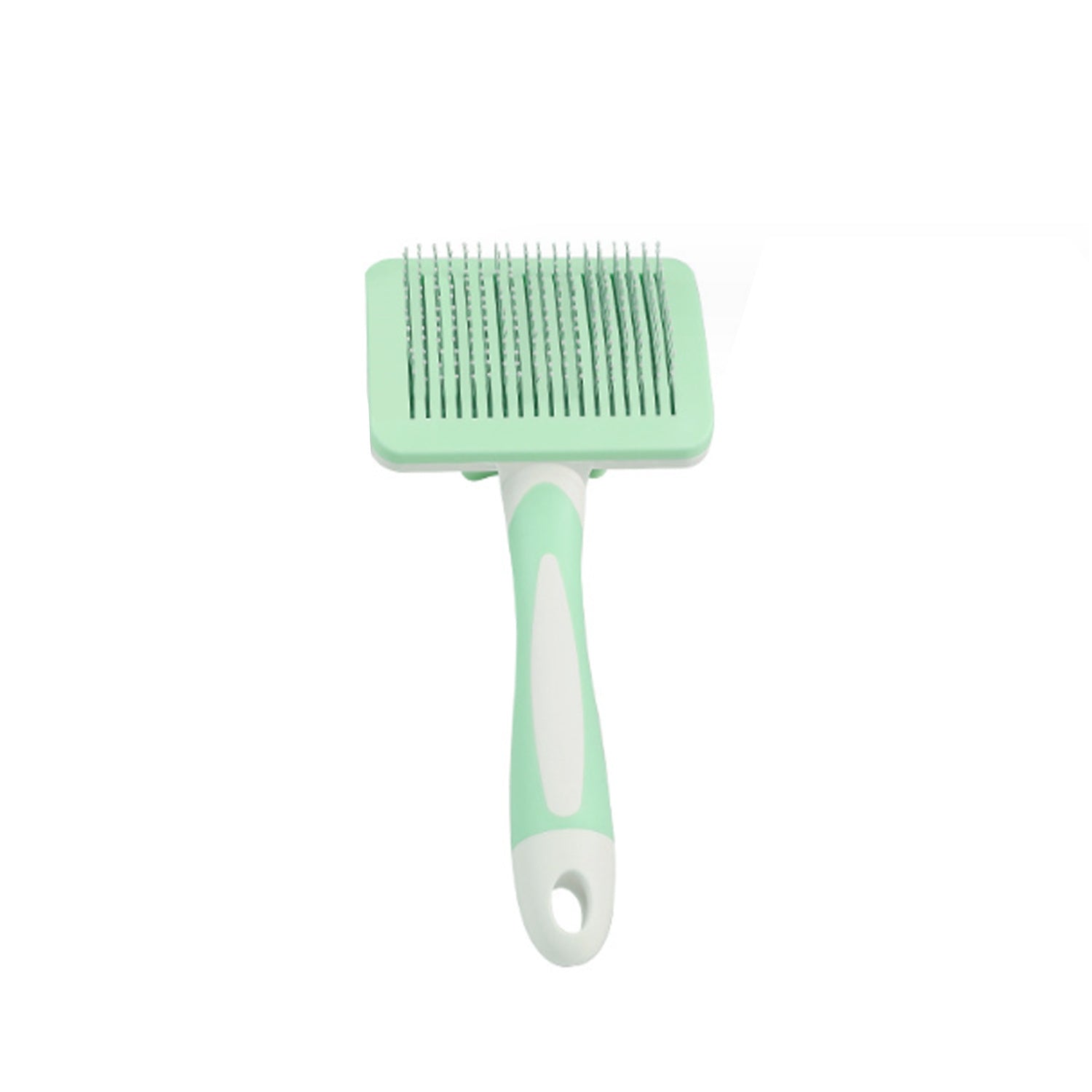 JMT-518602 Self-Cleaning Slicker Brush for Dogs, Cats, and Small Pets - Efficient Fur Removal Tool with Ergonomic Design
