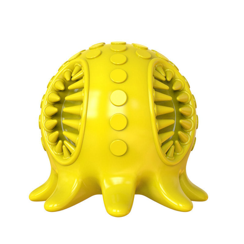 JMT-518922 Interactive Chew Dog Toothbrush Toy - Small Octopus Design for Clean Teeth and Fresh Breath