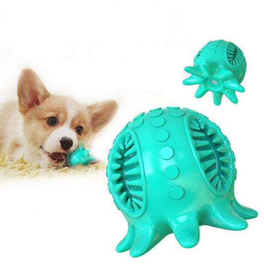 JMT-518922 Interactive Chew Dog Toothbrush Toy - Small Octopus Design for Clean Teeth and Fresh Breath
