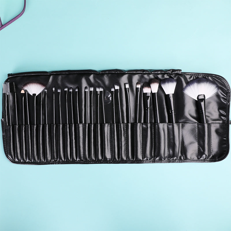 JMT-519050 Beginner Makeup Brush Set with Leather Case for Easy Storage and Travel